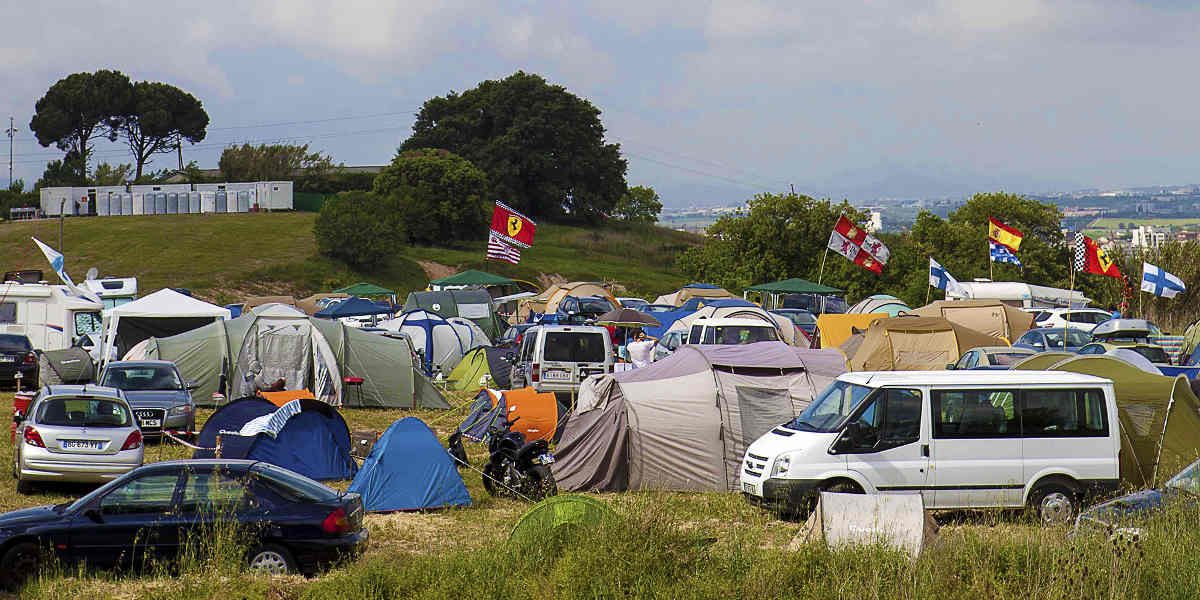 Catalunya Circuit Campsite Spanish Formula 1 Grand Prix 2021